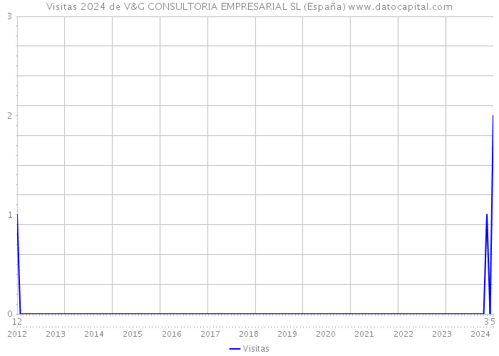 Visitas 2024 de V&G CONSULTORIA EMPRESARIAL SL (España) 