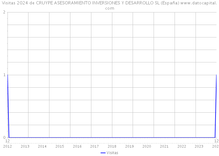 Visitas 2024 de CRUYPE ASESORAMIENTO INVERSIONES Y DESARROLLO SL (España) 