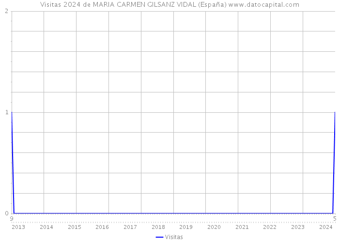 Visitas 2024 de MARIA CARMEN GILSANZ VIDAL (España) 