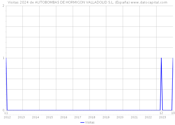 Visitas 2024 de AUTOBOMBAS DE HORMIGON VALLADOLID S.L. (España) 