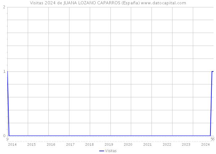 Visitas 2024 de JUANA LOZANO CAPARROS (España) 