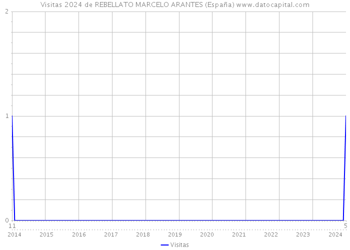 Visitas 2024 de REBELLATO MARCELO ARANTES (España) 