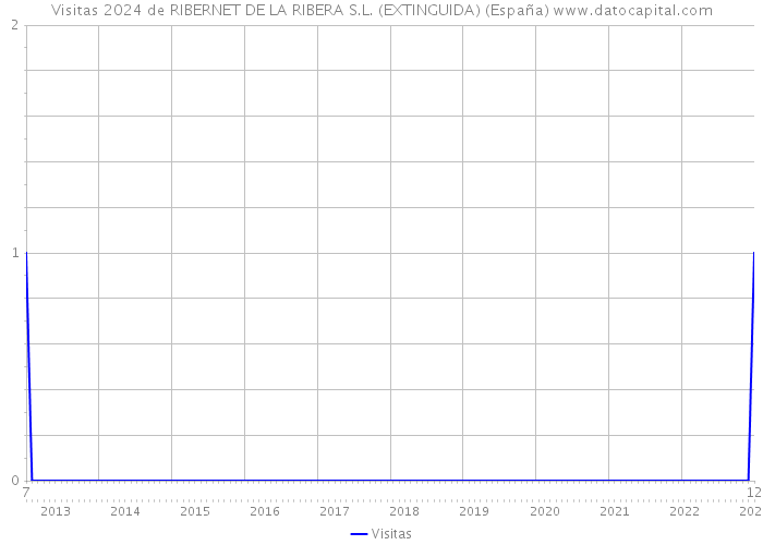 Visitas 2024 de RIBERNET DE LA RIBERA S.L. (EXTINGUIDA) (España) 