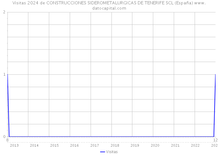 Visitas 2024 de CONSTRUCCIONES SIDEROMETALURGICAS DE TENERIFE SCL (España) 