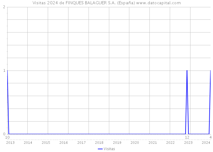 Visitas 2024 de FINQUES BALAGUER S.A. (España) 