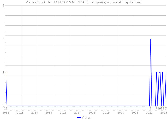 Visitas 2024 de TECNICONS MERIDA S.L. (España) 