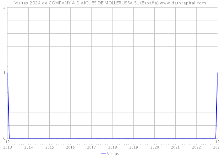 Visitas 2024 de COMPANYIA D AIGUES DE MOLLERUSSA SL (España) 