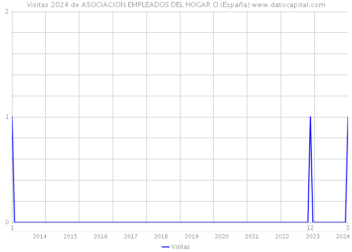 Visitas 2024 de ASOCIACION EMPLEADOS DEL HOGAR O (España) 