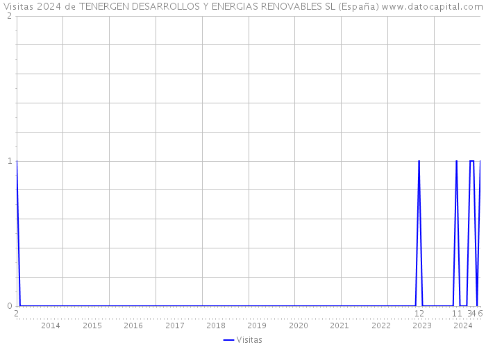 Visitas 2024 de TENERGEN DESARROLLOS Y ENERGIAS RENOVABLES SL (España) 