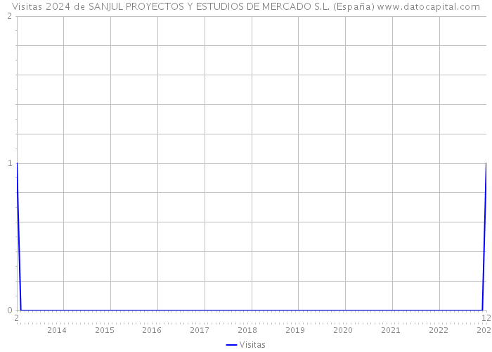 Visitas 2024 de SANJUL PROYECTOS Y ESTUDIOS DE MERCADO S.L. (España) 