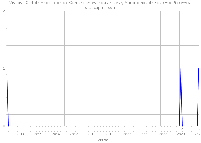 Visitas 2024 de Asociacion de Comerciantes Industriales y Autonomos de Foz (España) 