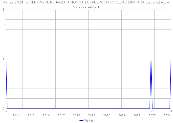 Visitas 2024 de CENTRO DE REHABILITACION INTEGRAL ERGON SOCIEDAD LIMITADA (España) 