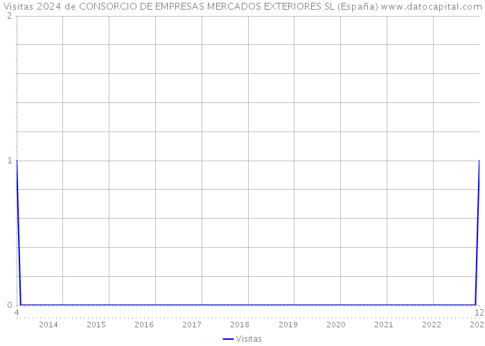 Visitas 2024 de CONSORCIO DE EMPRESAS MERCADOS EXTERIORES SL (España) 