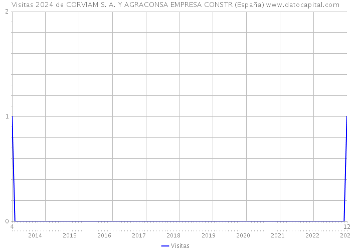 Visitas 2024 de CORVIAM S. A. Y AGRACONSA EMPRESA CONSTR (España) 