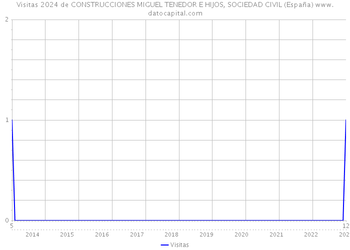 Visitas 2024 de CONSTRUCCIONES MIGUEL TENEDOR E HIJOS, SOCIEDAD CIVIL (España) 