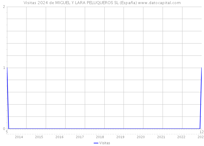 Visitas 2024 de MIGUEL Y LARA PELUQUEROS SL (España) 