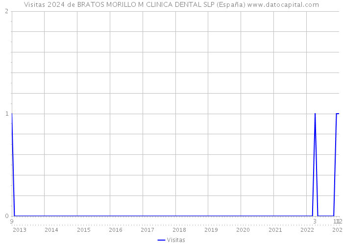 Visitas 2024 de BRATOS MORILLO M CLINICA DENTAL SLP (España) 