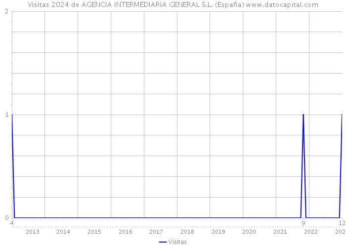Visitas 2024 de AGENCIA INTERMEDIARIA GENERAL S.L. (España) 