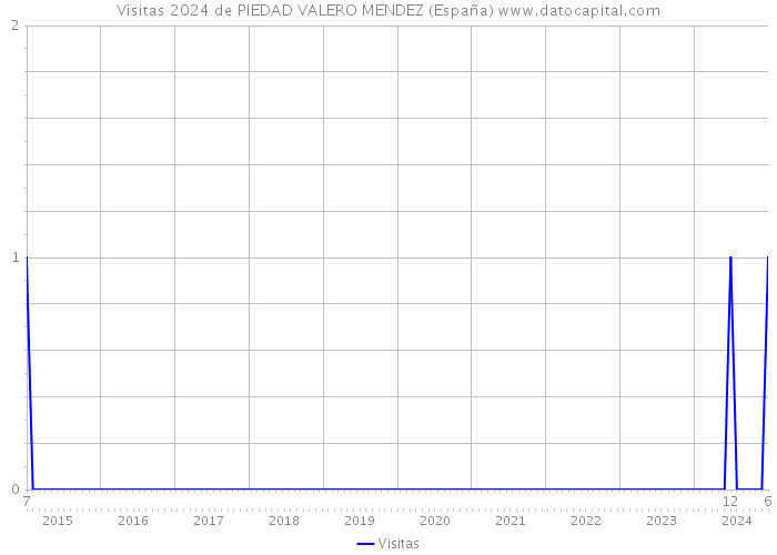 Visitas 2024 de PIEDAD VALERO MENDEZ (España) 