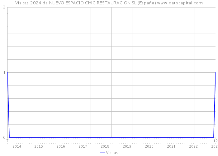 Visitas 2024 de NUEVO ESPACIO CHIC RESTAURACION SL (España) 