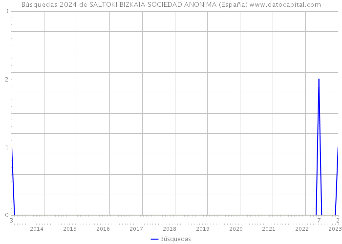 Búsquedas 2024 de SALTOKI BIZKAIA SOCIEDAD ANONIMA (España) 