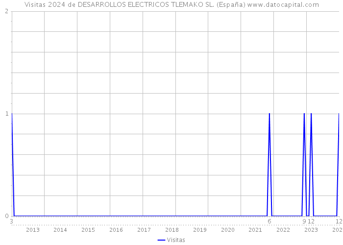 Visitas 2024 de DESARROLLOS ELECTRICOS TLEMAKO SL. (España) 