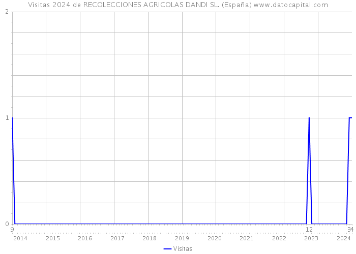 Visitas 2024 de RECOLECCIONES AGRICOLAS DANDI SL. (España) 