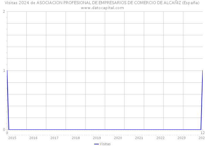Visitas 2024 de ASOCIACION PROFESIONAL DE EMPRESARIOS DE COMERCIO DE ALCAÑIZ (España) 