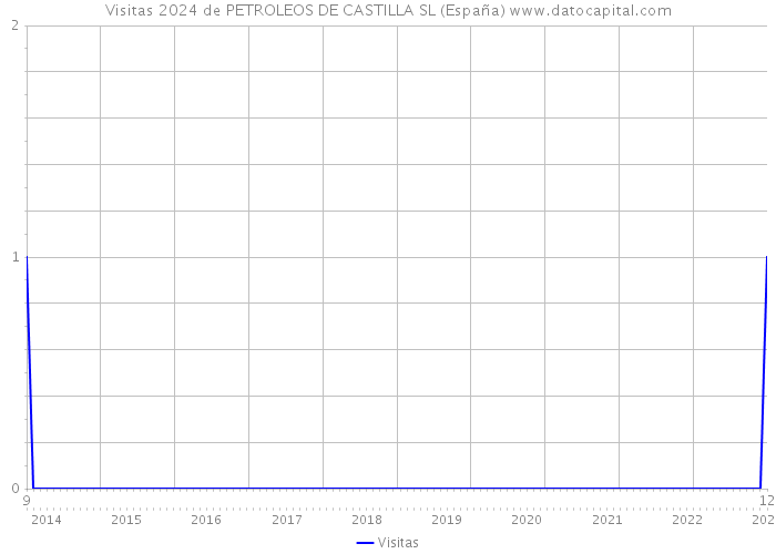 Visitas 2024 de PETROLEOS DE CASTILLA SL (España) 