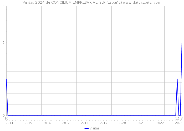 Visitas 2024 de CONCILIUM EMPRESARIAL, SLP (España) 