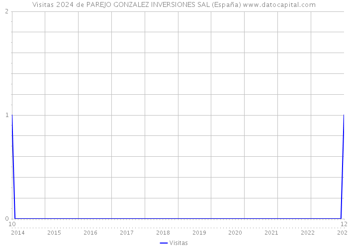 Visitas 2024 de PAREJO GONZALEZ INVERSIONES SAL (España) 