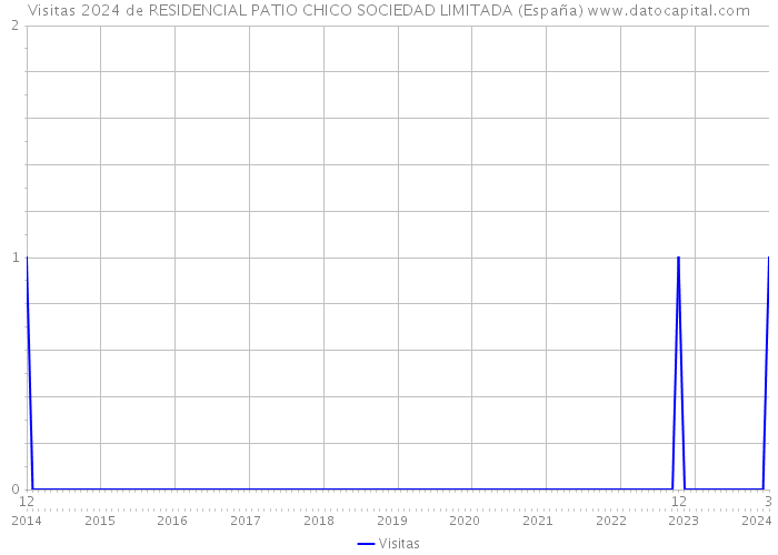 Visitas 2024 de RESIDENCIAL PATIO CHICO SOCIEDAD LIMITADA (España) 