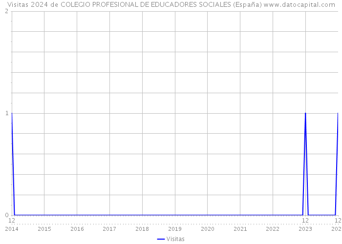 Visitas 2024 de COLEGIO PROFESIONAL DE EDUCADORES SOCIALES (España) 