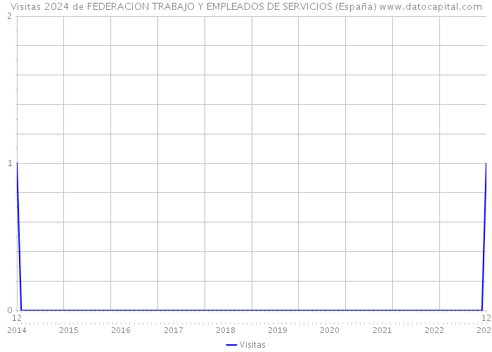 Visitas 2024 de FEDERACION TRABAJO Y EMPLEADOS DE SERVICIOS (España) 