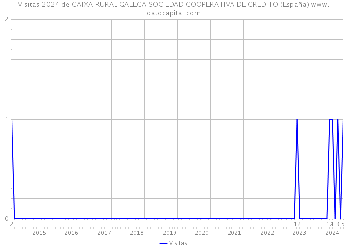 Visitas 2024 de CAIXA RURAL GALEGA SOCIEDAD COOPERATIVA DE CREDITO (España) 
