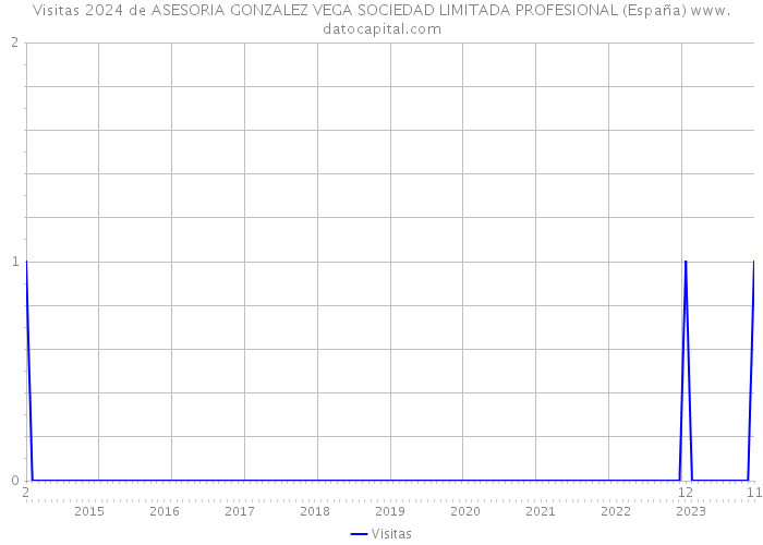 Visitas 2024 de ASESORIA GONZALEZ VEGA SOCIEDAD LIMITADA PROFESIONAL (España) 