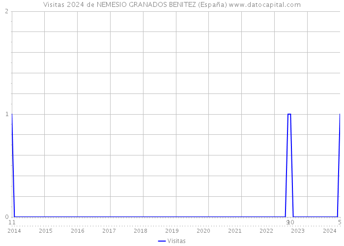 Visitas 2024 de NEMESIO GRANADOS BENITEZ (España) 