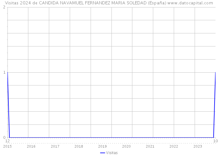 Visitas 2024 de CANDIDA NAVAMUEL FERNANDEZ MARIA SOLEDAD (España) 