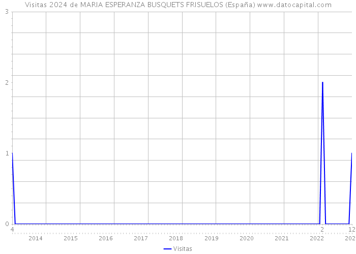 Visitas 2024 de MARIA ESPERANZA BUSQUETS FRISUELOS (España) 