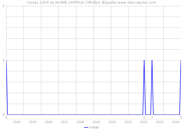 Visitas 2024 de JAUME GARRIGA CIRUELA (España) 