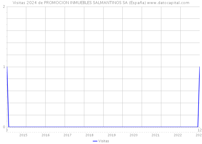 Visitas 2024 de PROMOCION INMUEBLES SALMANTINOS SA (España) 