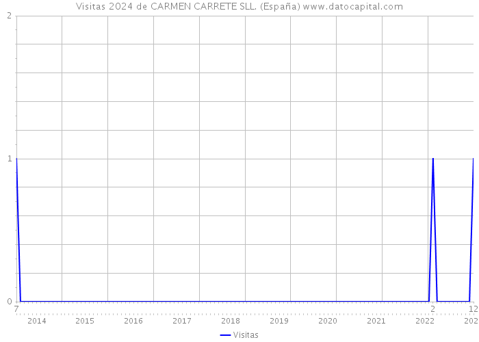 Visitas 2024 de CARMEN CARRETE SLL. (España) 