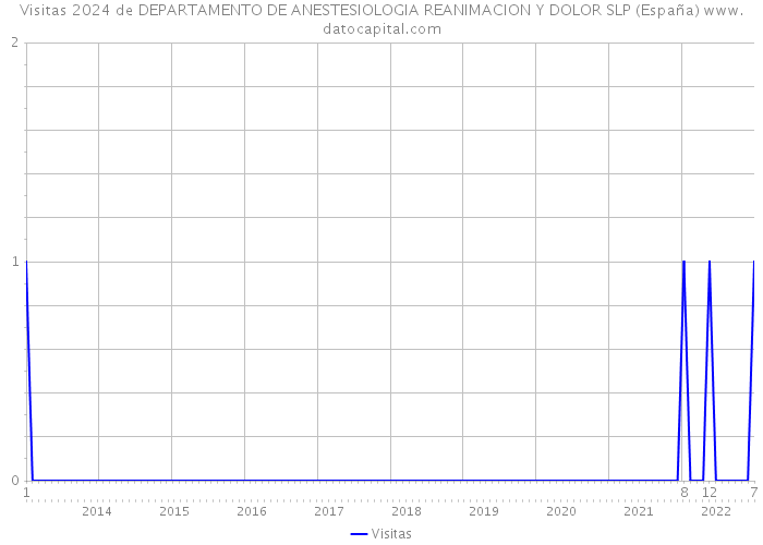Visitas 2024 de DEPARTAMENTO DE ANESTESIOLOGIA REANIMACION Y DOLOR SLP (España) 