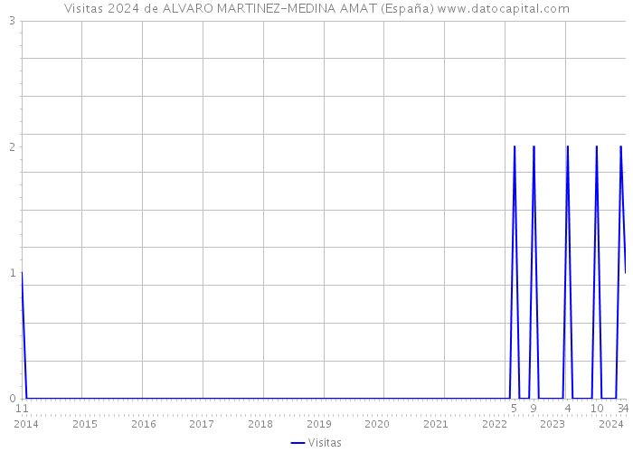 Visitas 2024 de ALVARO MARTINEZ-MEDINA AMAT (España) 