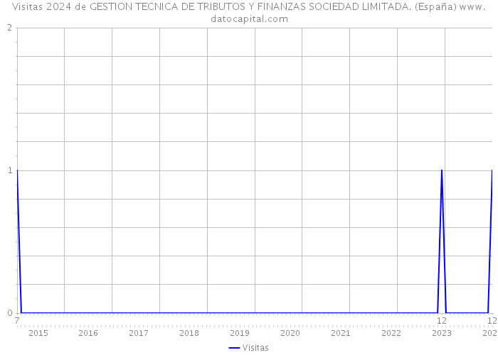 Visitas 2024 de GESTION TECNICA DE TRIBUTOS Y FINANZAS SOCIEDAD LIMITADA. (España) 
