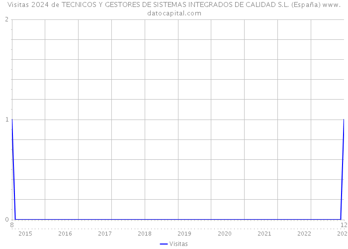 Visitas 2024 de TECNICOS Y GESTORES DE SISTEMAS INTEGRADOS DE CALIDAD S.L. (España) 