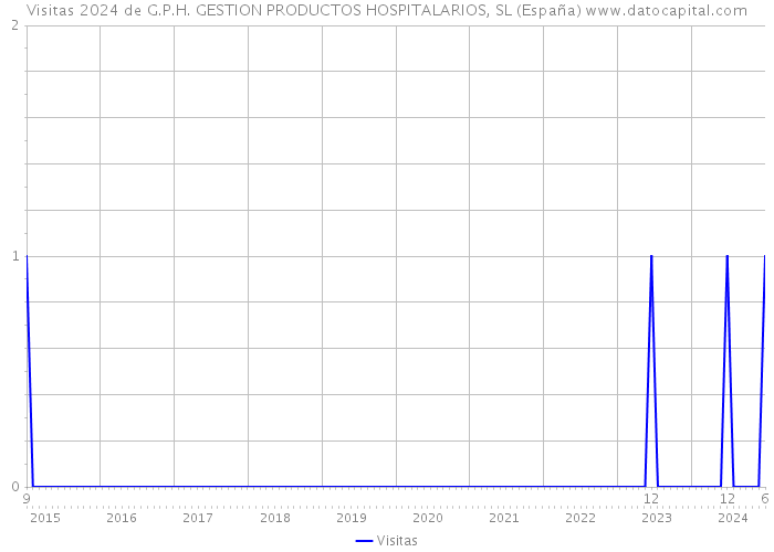 Visitas 2024 de G.P.H. GESTION PRODUCTOS HOSPITALARIOS, SL (España) 