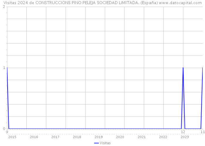 Visitas 2024 de CONSTRUCCIONS PINO PELEJA SOCIEDAD LIMITADA. (España) 