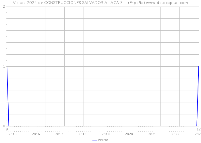 Visitas 2024 de CONSTRUCCIONES SALVADOR ALIAGA S.L. (España) 