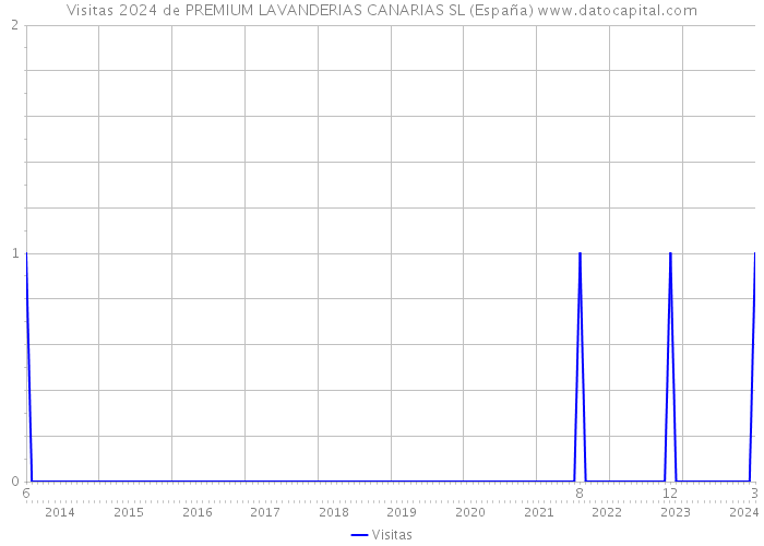 Visitas 2024 de PREMIUM LAVANDERIAS CANARIAS SL (España) 